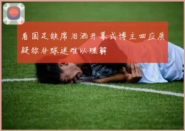 看国足缺席泪洒开幕式博主回应质疑称非球迷难以理解